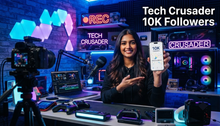 tech crusader 10k followers