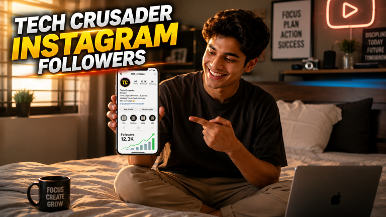 tech crusader instagram followers