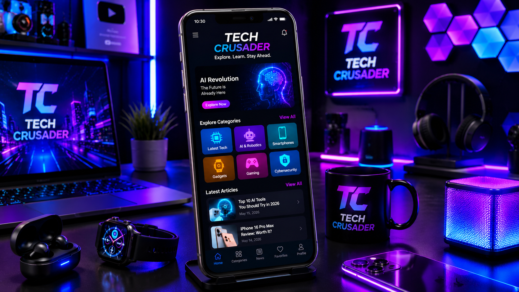 tech crusader app